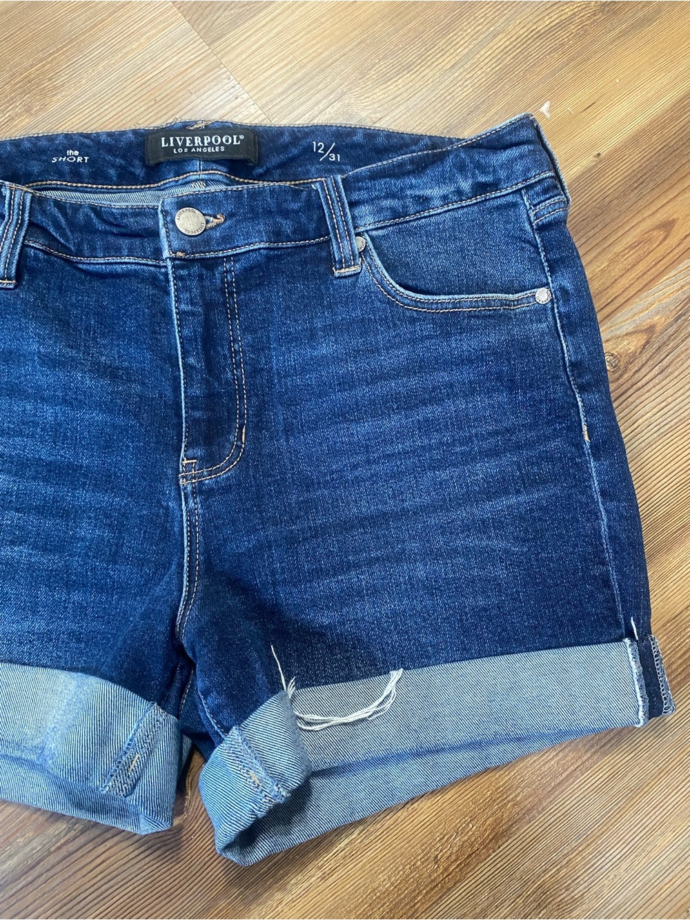 4/$16 Liverpool Jean Shorts - Picture 3 of 10